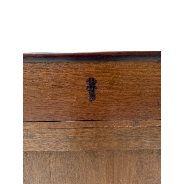 Art Deco Amsterdam School Cabinet from J.J. Zijfers Amsterdam, 1920s For Sale - Image 11 of 16