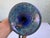 Vintage Joe Clearman Signed Iridescent Pulled Feather Art Glass Table Lamp Base For Sale - Image 10 of 12