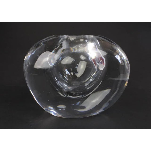 Very Heavy Glassvase, No Signature but Definitely Hand Made, 1980s For Sale - Image 6 of 6