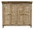 Reclaimed Wood Metal-Clad Top Sideboard For Sale