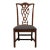 Universal Furniture Solid Cherry Traditional Chippendale Style Dining Side Chair For Sale