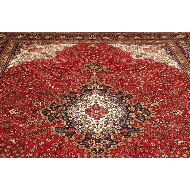 Tabriz Rug with Mahi Pattern For Sale - Image 8 of 11