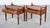 1970s Brutalist Oak Nightstands attributed to Henning Kjærnulf, 1970s, Set of 2 For Sale - Image 5 of 9