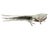 Late 20th Century Vintage Gucci Italy Silver-Tone Pheasant Figurine For Sale - Image 5 of 7