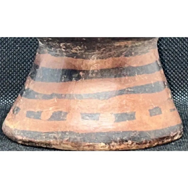 Red Authentic 1000-Year-Old Pre-Columbian Narino Pottery Compotera Colombia Ecuador Antiquity For Sale - Image 8 of 14