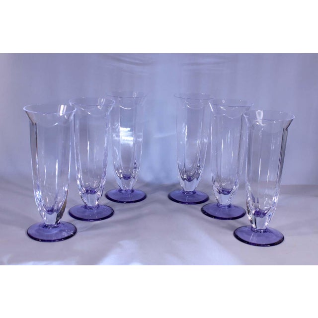 Vintage Champaign Glasses, 1970s, Set of 6 For Sale - Image 4 of 6