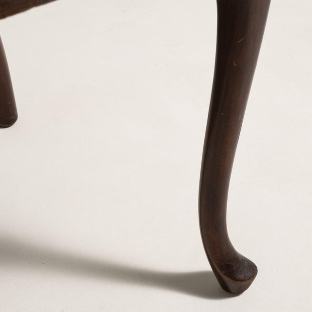 Mahogany Chair with Upholstered Seat, Antique, United Kingdom, 19th Century For Sale In Greensboro - Image 6 of 11