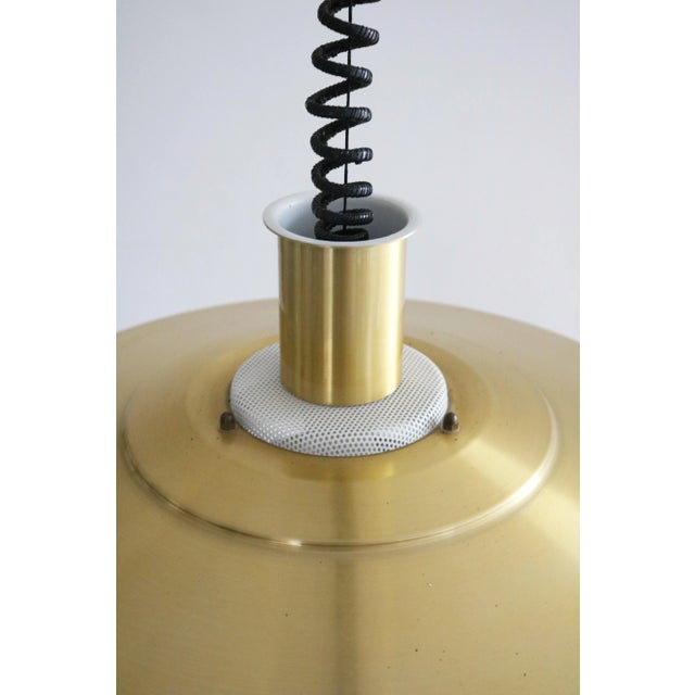 Danish Slats Pendant Lamp from Jeka Denmark, 1970s For Sale - Image 4 of 7