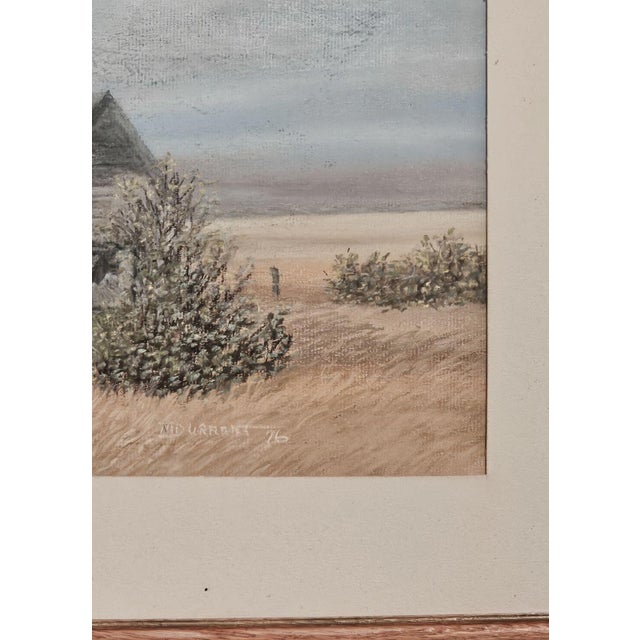 Watercolor of a Rustic Cabin, u.s.a. Circa 1975 For Sale - Image 4 of 4