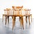 Bistro Square Edge Bentwood Dining Chairs, 1950s, Set of 6 For Sale - Image 10 of 10