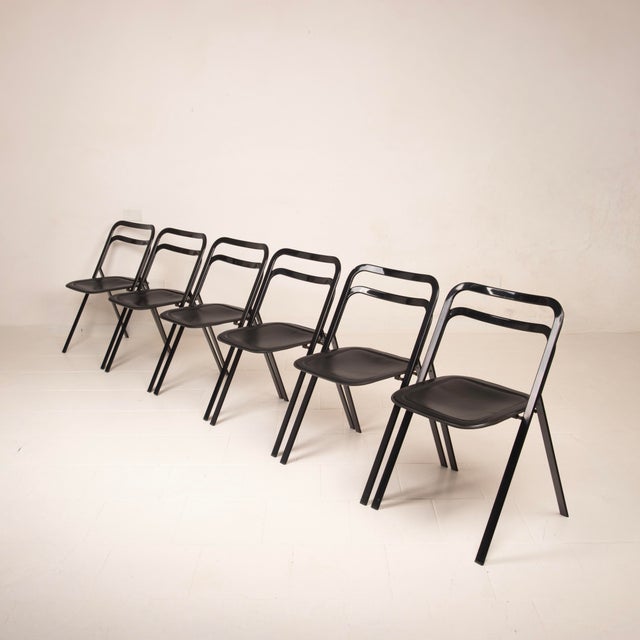 Clio Chairs by Giorgio Cattelan for Cidue, 1970s, Set of 6 For Sale - Image 10 of 18
