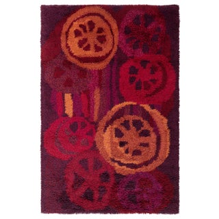 Doris Leslie Blau Vintage Swedish Rya Rug For Sale