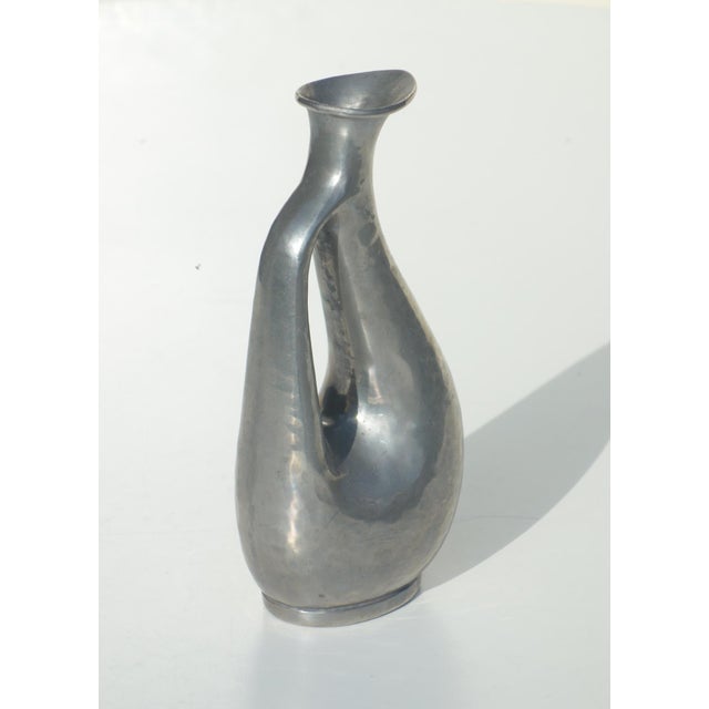 Art Deco Pewter Vase by Antonio Mazzucco, 1930s For Sale - Image 3 of 6