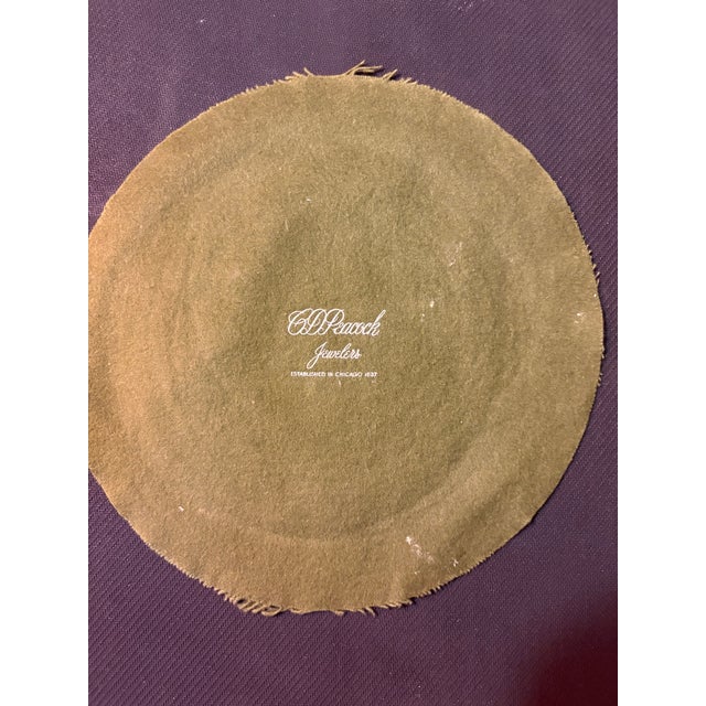 1940s Stouffer Fine China Gold Encrusted Cobalt Blue Porcelain Dinner Plates Set of 6 For Sale In Greensboro - Image 6 of 10