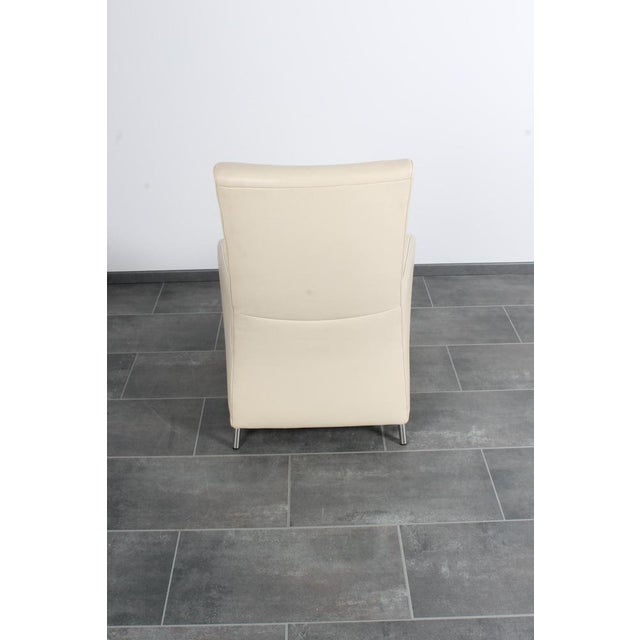 1990s Vintage DS 264 White Leather Lounge Chair by Matthias Hoffmann for De Sede , 1990s For Sale - Image 5 of 18