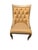 Marge Carson Tufted Gold Dining Chairs With Nailhead Trim, Set of 6 For Sale - Image 11 of 17
