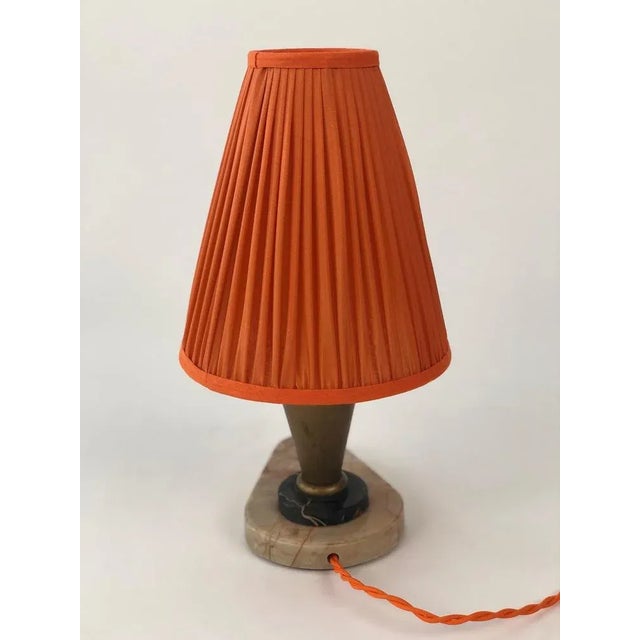 Art Deco Czechian Bedside Table Lamp For Sale - Image 4 of 10