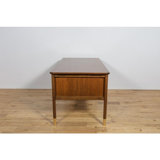 Mid-Century Teak Desk by Sten Blomberg for Seffle Möbelfabrik, Sweden, 1960s For Sale - Image 6 of 18