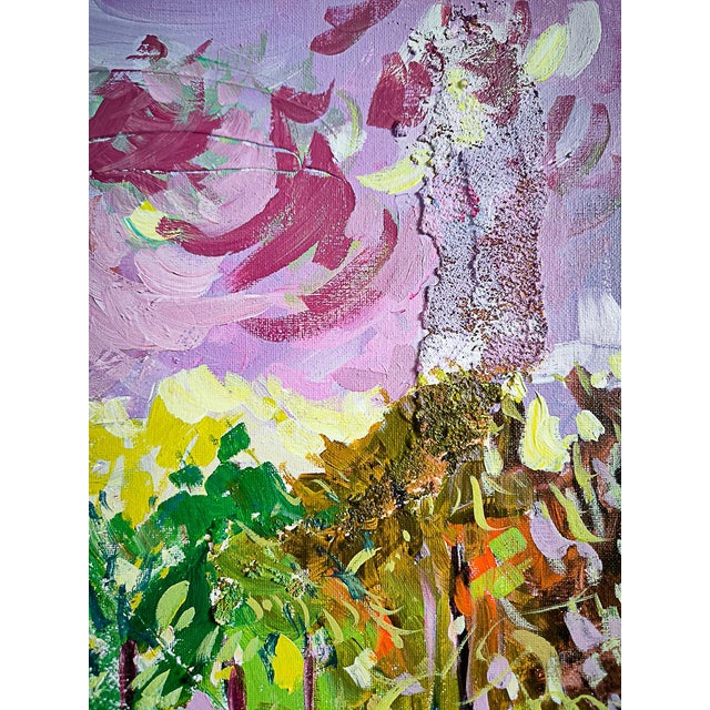 Linda Clerget, Autumn Impressions in Sully-Sur-Loire, Acrylic For Sale - Image 4 of 8