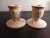 These are vintage Lenox Ivory Fine Porcelain 3" Candle Holders Set of 2. Procured at auction BOX 24