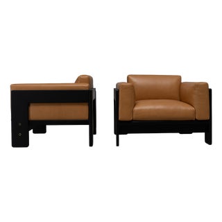 Vintage Bastiano Club Chairs by Afra and Tobia Scarpa for Gavina, 1960s, Set of 2 For Sale