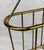 Metal Vintage Hollywood Regency Gold Tubular Magazine Rack Record Stand For Sale - Image 7 of 10
