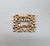 Gold Vintage 1971 Signed Napier Modernist Goldtone Brooch For Sale - Image 8 of 8