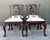 Brown Vintage Carved Mahogany Chippendale Dining Chairs - Set of 4 For Sale - Image 8 of 12