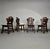 Wood Brutalist Oak Dining Chairs, 1960s, Set of 4 For Sale - Image 7 of 18