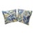 2 Pillow Set Tommy Bahama Tropical Leaf Throw 16 X 16 Indoor Outdoor Blue Green For Sale
