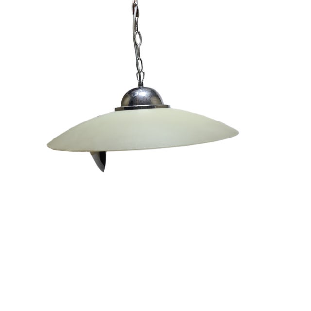 Vintage Postmodern Glass Chandelier, Poland, 1970s For Sale - Image 16 of 16
