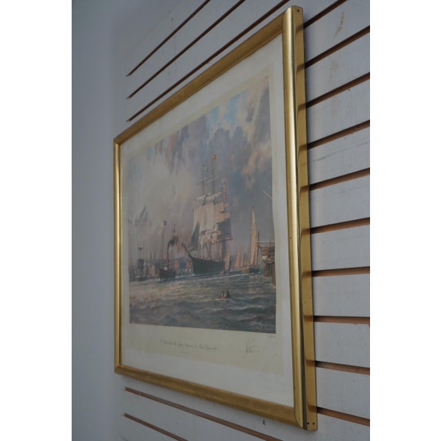 Age: C.1980 Details: Signed & Numbered no.196/750 Nice Gold Leaf Frame Artist Signed & Numbered Professionally Framed &...