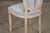 French Louis XVI Style Painted Dining Chairs W/ Light Blue Velvet - Set of 6 For Sale - Image 12 of 12