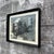 Renzo Vespignani "The Train" Framed Limited Edition and Hand Signed in Pencil by The Artist Lithograph, 1962 Renzo...