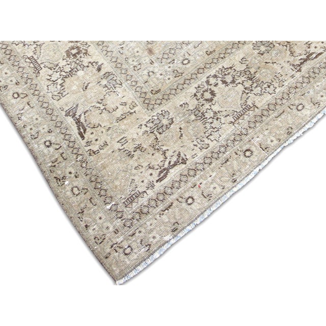 Transitional 1920s Persian Tabriz Rug For Sale - Image 3 of 5