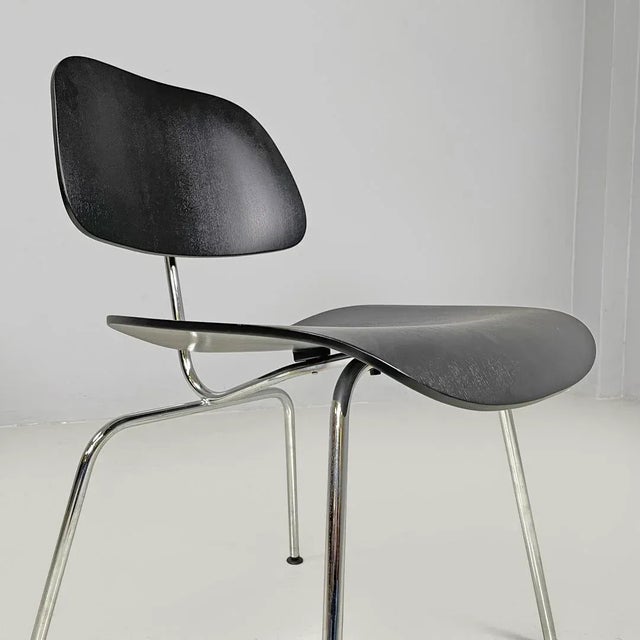 German Black Wooden Chairs by Charles and Ray Eames for Vitra, 2000s, Set of 2 For Sale - Image 11 of 18