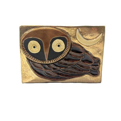 Vintage Owl Jewelry Box For Sale - Image 4 of 6