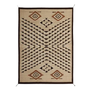 Hand Knotted Santafe Design Kilim. 10'03" X 13'11"