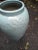 Vintage French Ceramic Urn. No drainage hole. No chips or cracks. The opening is 6.25" round.
