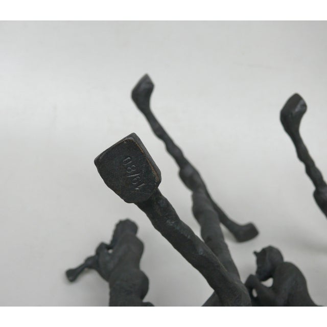 Faun Bookends from Axel Kasseböhmer, 1990s, Set of 2 For Sale - Image 15 of 17