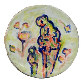 Sirio Pellegrini, Mother and Child, 1960s, Ceramic For Sale