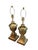 Vintage French Empire Style Gold Brass Metal Urn Form Table Lamps - A Pair For Sale - Image 4 of 8