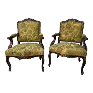 Antique 18th Century Italian Armchairs a Pair