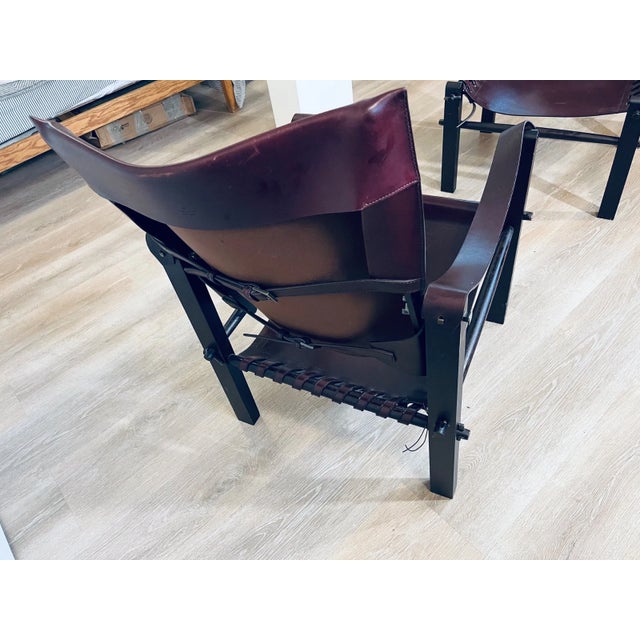 Contemporary Rare Vintage Gucci Leather Lounge Chair - Tom Ford Era - Made in Italy For Sale - Image 3 of 7