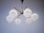 Amazing chandelier from Sweden, circa 1950. All shades are in perfect condition. European Plug (up to 250V).The wiring of...