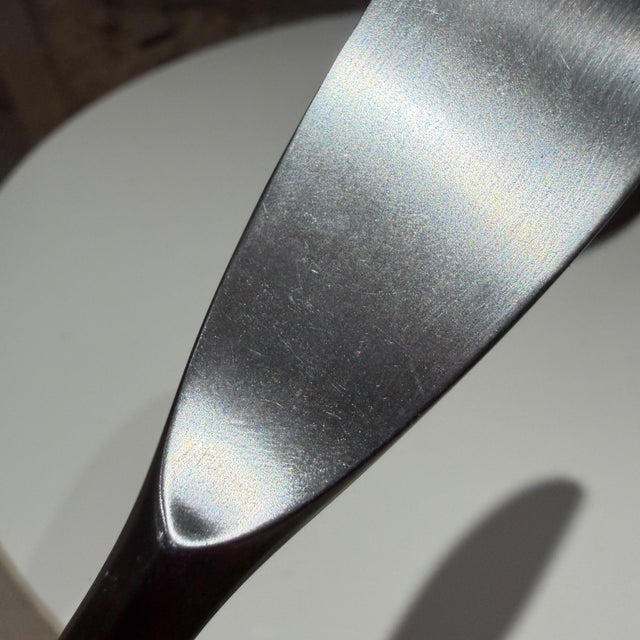 Wood Set (4) Mid-Century Modern Teak Steak Knives Dansk Fjord Jens Quistgaard Ihq For Sale - Image 7 of 7