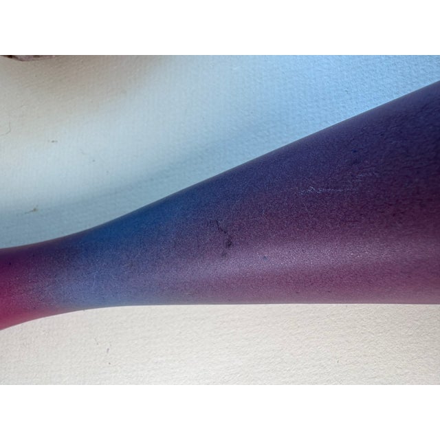 Wine Van Briggle Mulberry Hourglass Vase For Sale - Image 8 of 8