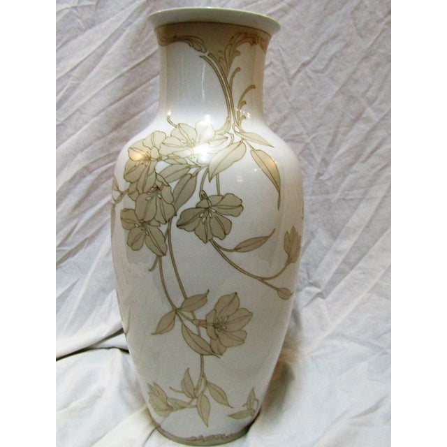 Kaiser Signed Floral Design Vase Chairish