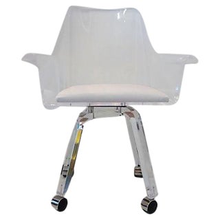 Lucite Desk Chair For Sale