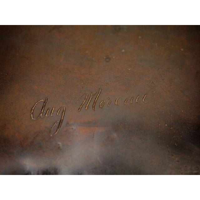After Auguste Moreau, Statue Of A Boy with A Flute, Bronze For Sale - Image 10 of 11